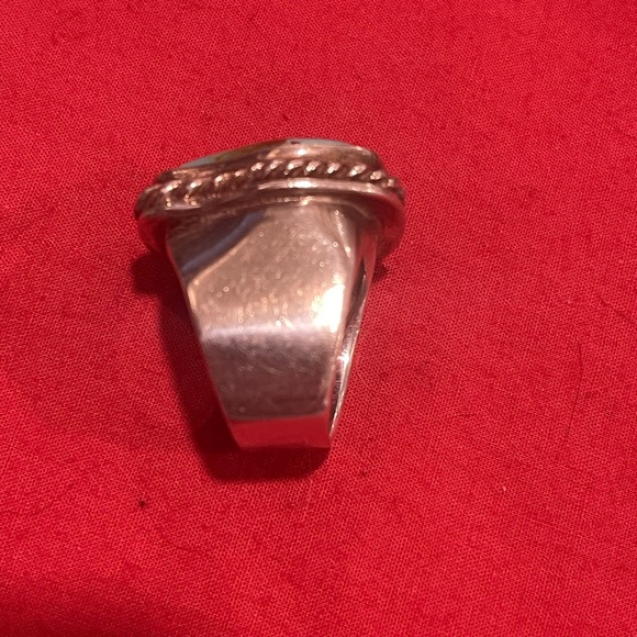 Navajo Chunky 925 Silver Statement Ring Size 8 - Picture 2 of 3